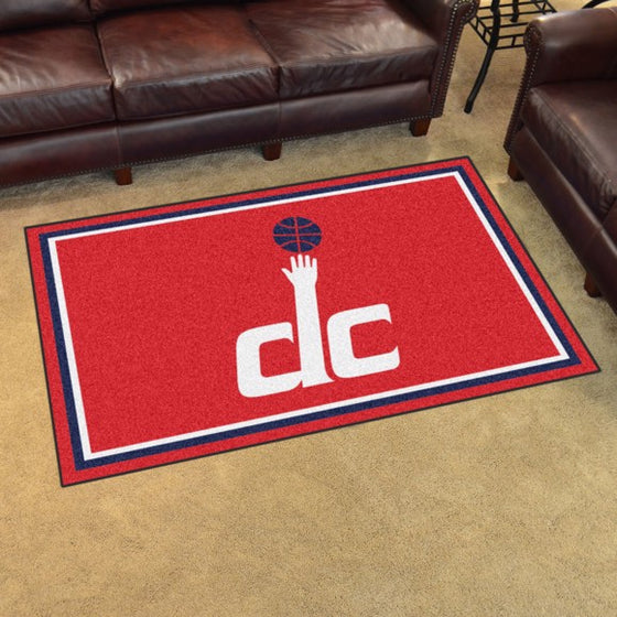 Washington Wizards 4'x6' Plush Rug