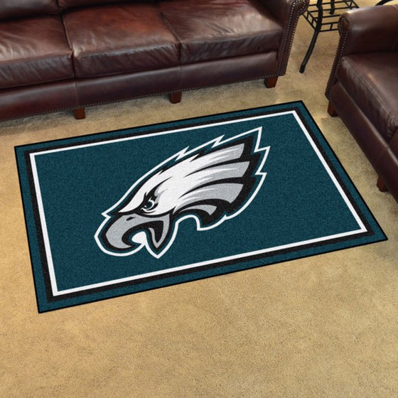 Philadelphia Eagles 4'x6' Plush Rug