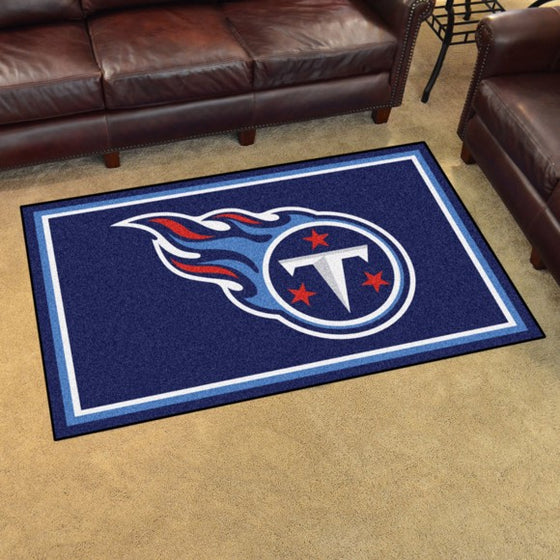 Tennessee Titans 4'x6' Plush Rug