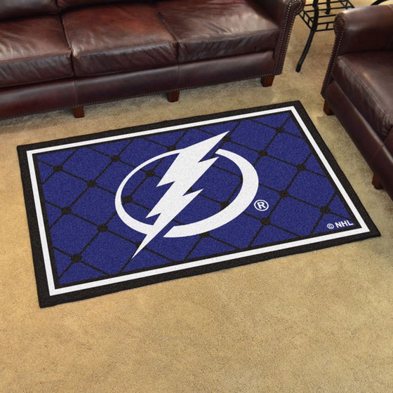 Tampa Bay Lightning 4'x6' Plush Rug