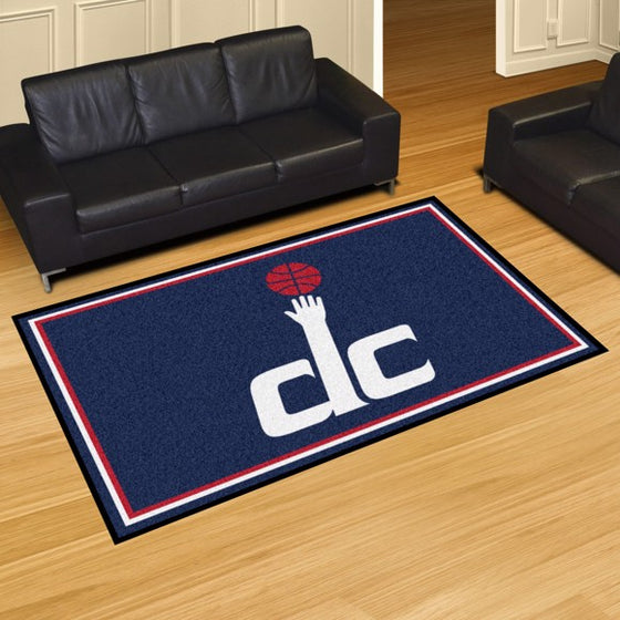 Washington Wizards 5'x8' Plush Rug