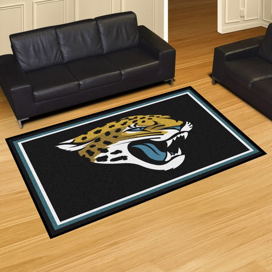 Jacksonville Jaguars 5'x8' Plush Rug