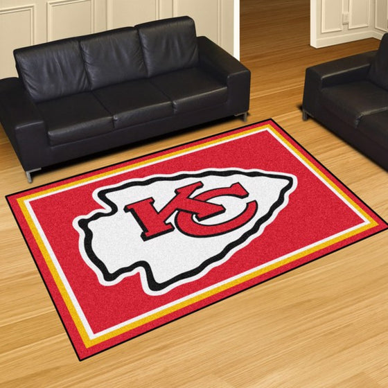 Kansas City Chiefs 8'x10' Plush Rug