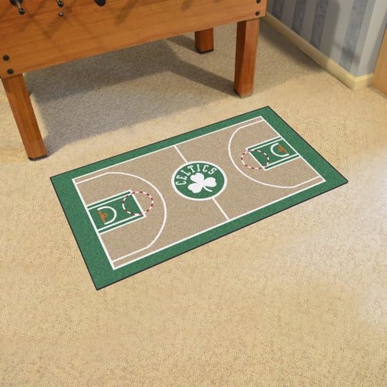 Boston Celtics NBA Court Large Runner