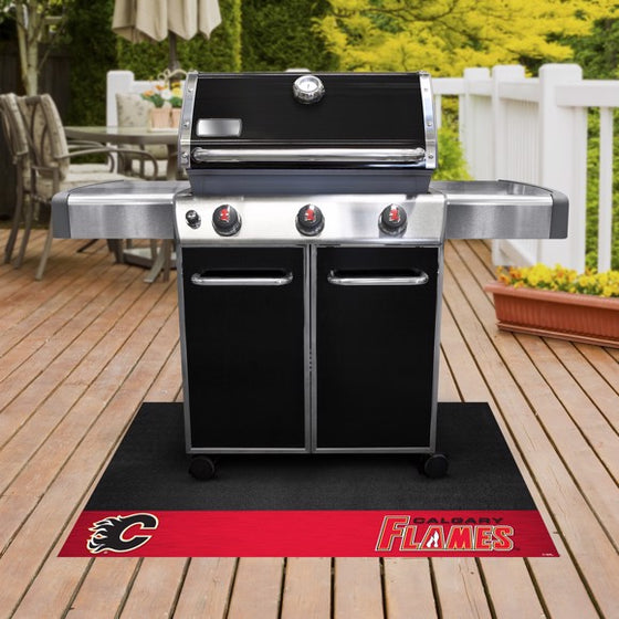 Calgary Flames Grill Mat