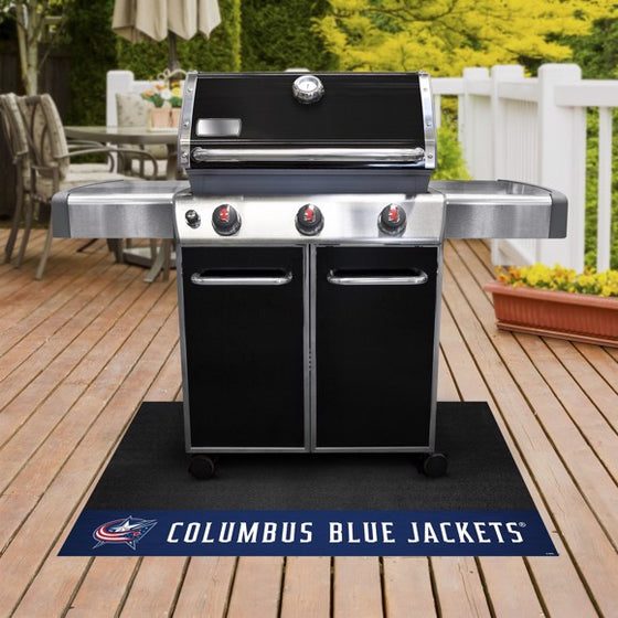 Columbus Blue Jackets Grill Mat