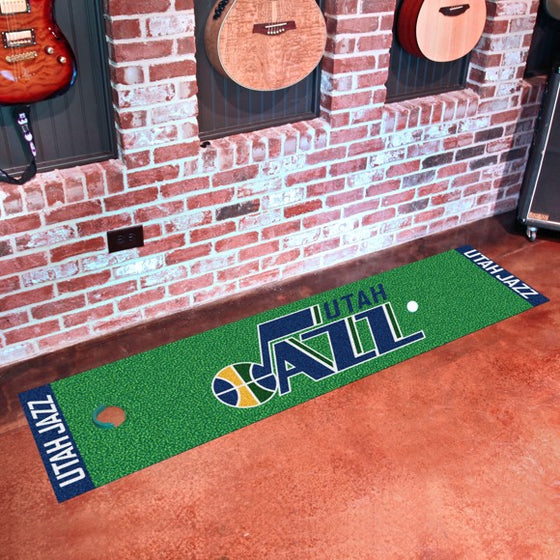 Utah Jazz Putting Green Mat