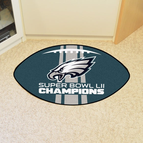 Philadelphia Eagles Super Bowl LII Champions Football Mat