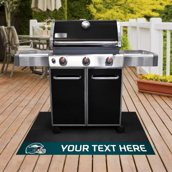 Philadelphia Eagles Personalized Grill Mat