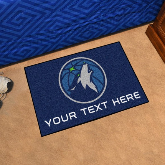 Minnesota Timberwolves Personalized Starter Mat