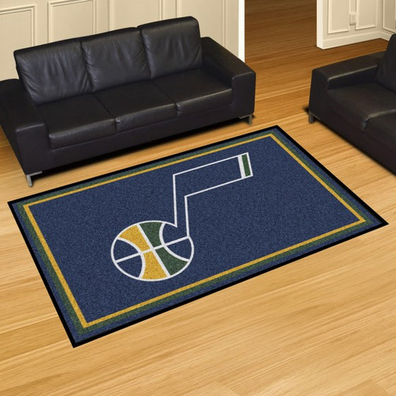 Utah Jazz 5'x8' Plush Rug