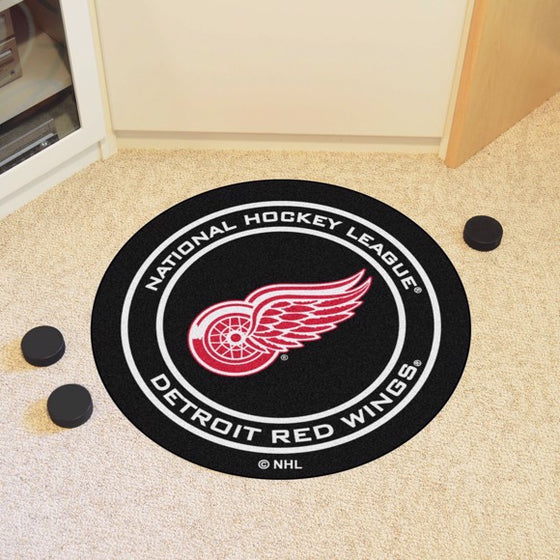 Detroit Red Wings Puck Mat