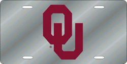 Oklahoma Sooners License Plate Laser Cut