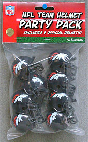 Denver Broncos Gumball Party Pack Helmets