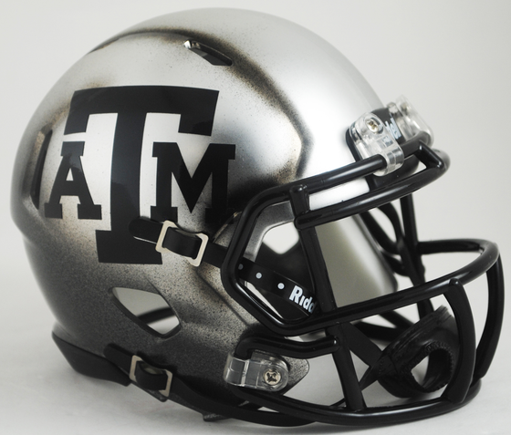 Texas A&M Aggies NCAA Mini Speed Football Helmet <B>Ice Hydro 2015 BLOWOUT SALE</B>