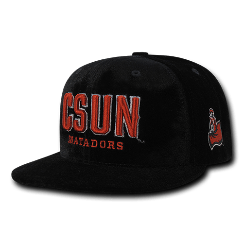 Velvet Snapback, CSUN, BLK (WRP) - 757 Sports Collectibles