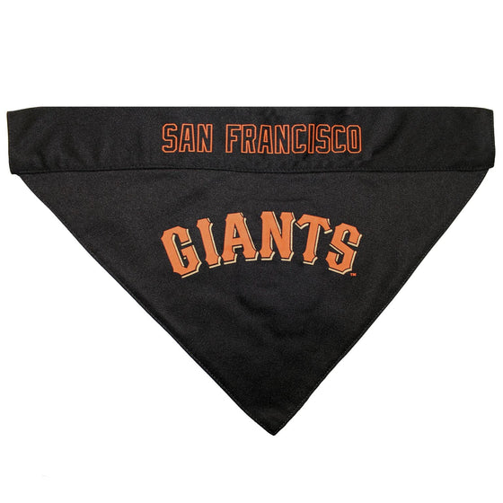 San Francisco Giants REVERSIBLE Dog Bandana Pets First