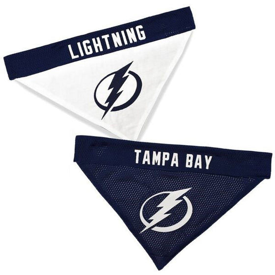 Tampa Bay Lightning Reversible Bandana Pets First