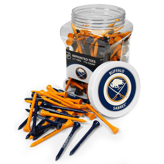 Buffalo Sabres Jar Of 175 Golf Tees - 757 Sports Collectibles