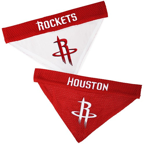 Houston Rockets Reversible Bandana Pets First