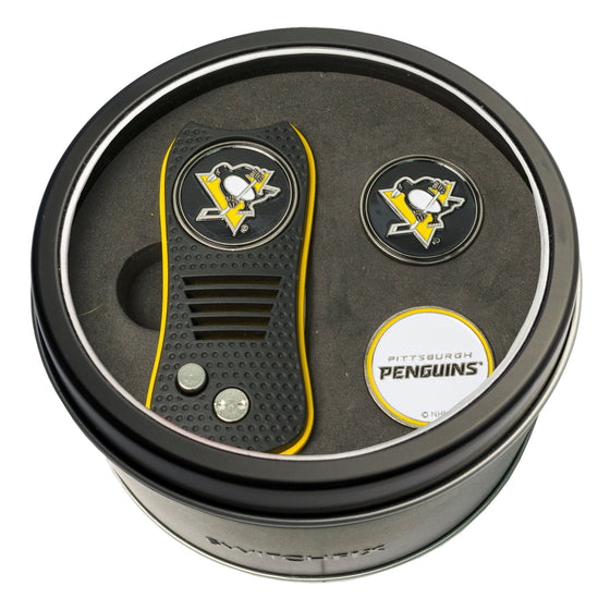 Pittsburgh Penguins Tin Set - Switchfix, 2 Markers - 757 Sports Collectibles