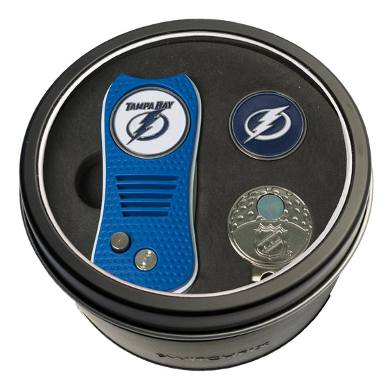 Tampa Bay Lightning Tin Set - Switchfix, Cap Clip, Marker - 757 Sports Collectibles