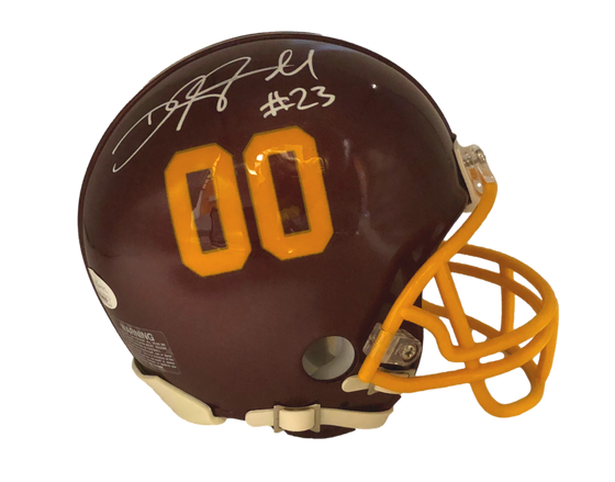 Washington Football Team DeAngelo Hall Signed Auto Mini Helmet JSA COA - 757 Sports Collectibles