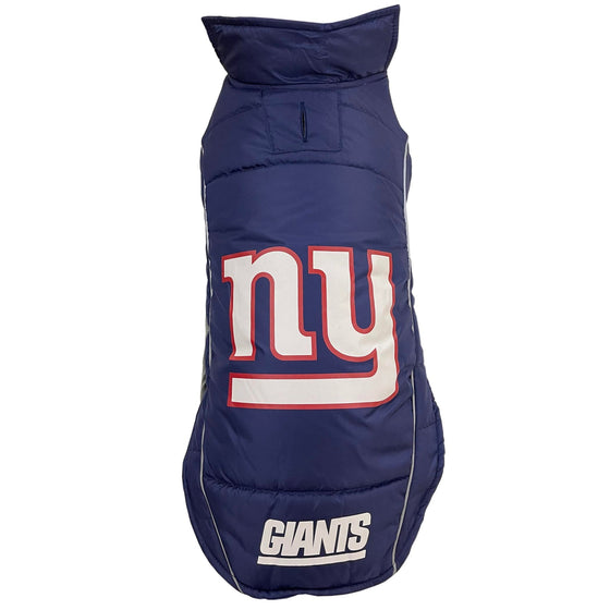 New York Giants Puffer Vest Pets First - 757 Sports Collectibles