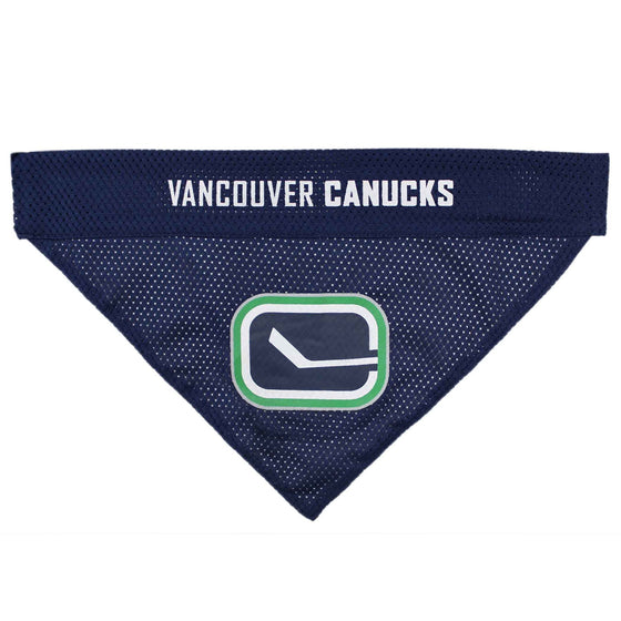 Vancouver Canucks Reversible Bandana Pets First - 757 Sports Collectibles