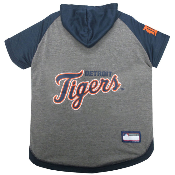 Detroit Tigers Hoodie Tee Shirt - by Pets First