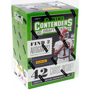 2019 Panini Contenders Draft Picks Collegiate Football Blaster Box