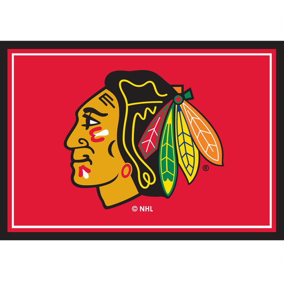 Chicago Blackhawks 3x4 Area Rug