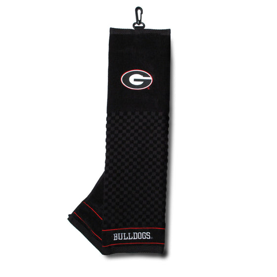 Georgia Bulldogs Embroidered Golf Towel - 757 Sports Collectibles