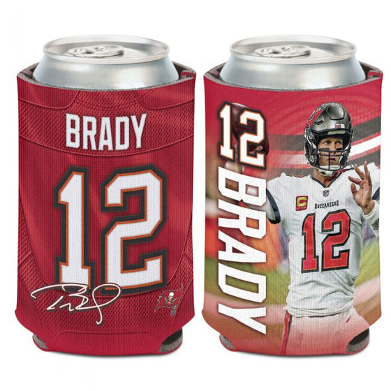 TAMPA BAY BUCCANEERS CAN COOLER 12 OZ. TOM BRADY - 757 Sports Collectibles