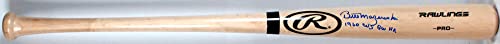 Bill Mazeroski Autographed Blonde Rawlings Pro Baseball Bat w/60 WS GW HR- JSA W Blue - 757 Sports Collectibles