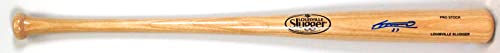 Vladimir Guerrero Jr. Autographed Louisville Slugger Pro Baseball Blonde Bat-JSA Blue - 757 Sports Collectibles