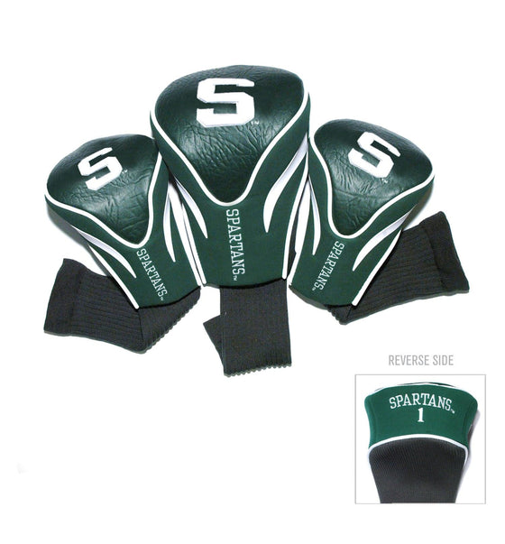 Michigan State Spartans 3 Pack Contour Head Covers - 757 Sports Collectibles