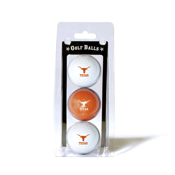 Texas Longhorns 3 Golf Ball Pack - 757 Sports Collectibles