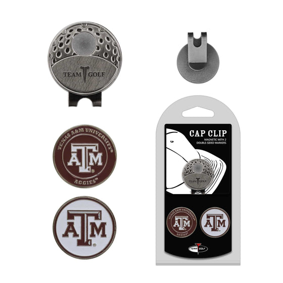 Texas A&M Aggies Cap Clip With 2 Golf Ball Markers - 757 Sports Collectibles