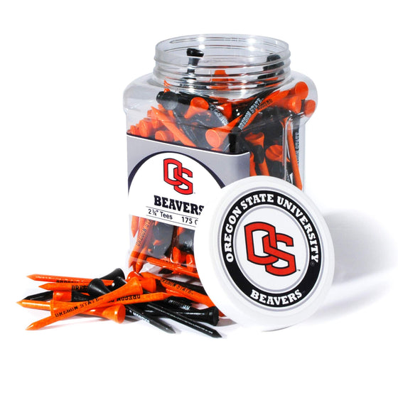 Oregon State Beavers Jar Of 175 Golf Tees - 757 Sports Collectibles