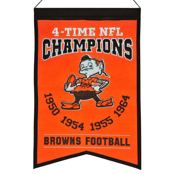 Cleveland Browns NFL Champions Banner