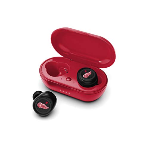 NHL Detroit Red Wings True Wireless Earbuds, Team Color - 757 Sports Collectibles