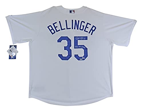 Dodgers Cody Bellinger 2020 WS Champs Signed White Majestic Jersey Fanatics COA - 757 Sports Collectibles