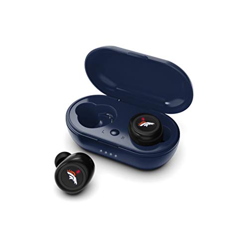 NFL Denver Broncos True Wireless Earbuds, Team Color - 757 Sports Collectibles