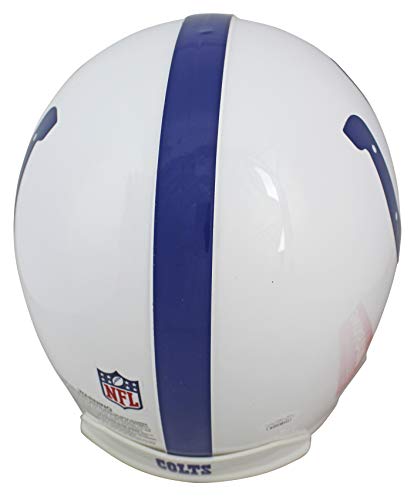 Colts Edgerrin James HOF Authentic Signed Proline Full Size Helmet JSA Witness - 757 Sports Collectibles