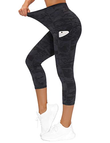 High Waist Yoga Pants with Pockets, Tummy Control Workout Running Yoga  Leggings for Women 