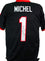 Sony Michel Autographed Black College Style Jersey - Beckett W Black - 757 Sports Collectibles