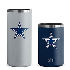 Simple Modern NFL Dallas Cowboys Fathers Day | Insulated Ranger Can Cooler for Standard 12oz Cans - Beer, Seltzer, and Soda