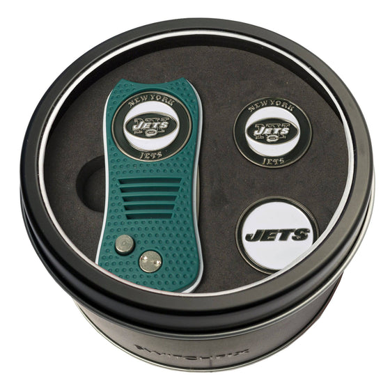 New York Jets Tin Set - Switchfix, 2 Markers - 757 Sports Collectibles