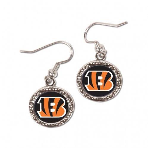 Cincinnati Bengals Earrings Round Style (CDG) - 757 Sports Collectibles